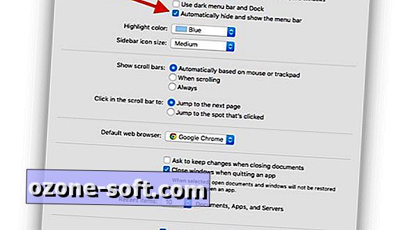 Como esconder a barra de menu no OS X El Capitan