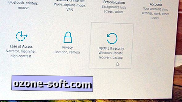 Izbornik postavki sustava Windows 10: kartica Ažuriranje i sigurnost
