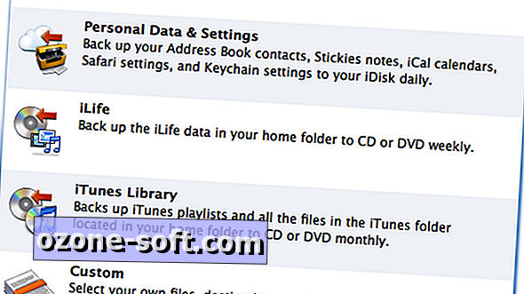 Verwenden Sie die App MobileMe Backup von Apple, um wichtige Daten zu sichern