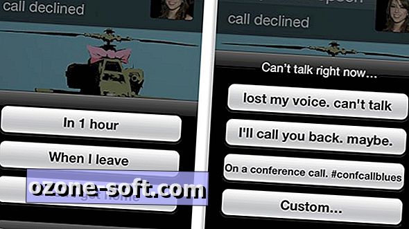संदेश भेजने के लिए, iOS 6 पर कॉल को कम करते समय एक अनुस्मारक सेट करें