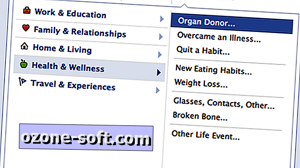 Jak přidat status dárce orgánů do časové osy Facebooku