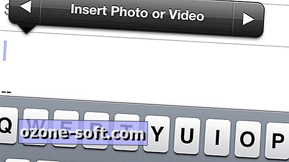 Voeg een foto, video toe bij het samenstellen van een e-mail op iOS 6