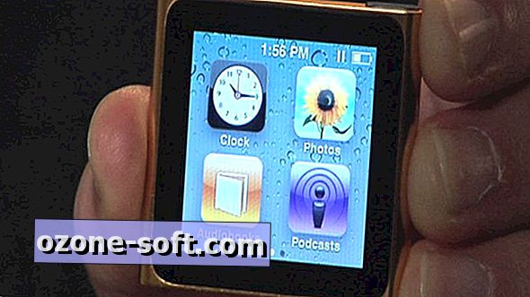 Změňte navigaci na domovské obrazovce aplikace iPod Nano
