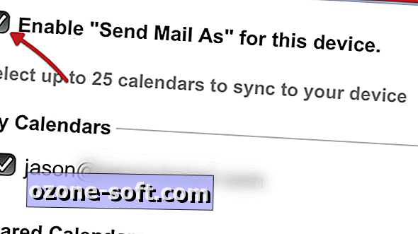 Jak povolit aplikaci "Odeslat poštu jako" pro službu Google Sync v systému iOS