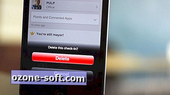 Ta bort Foursquare-incheckningar med Android, iOS-appen
