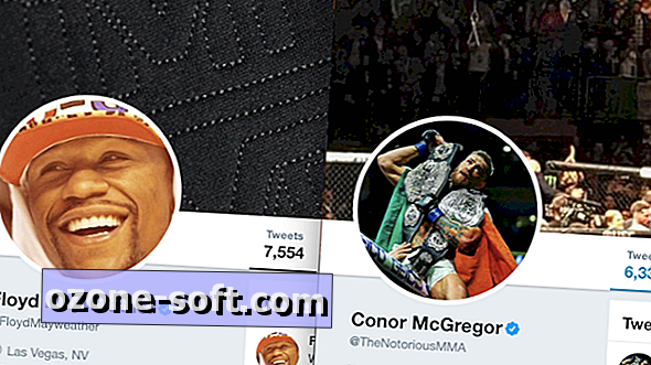 Boj proti McGregor-Mayweather: Sledite tem Twitter računov