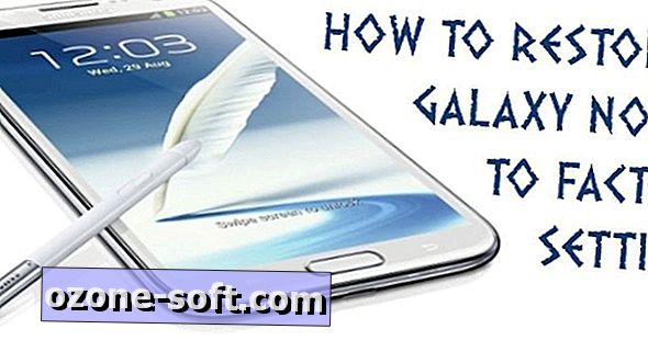 Hogyan lehet visszaállítani a Galaxy 2. megjegyzést a gyári beállításoktól