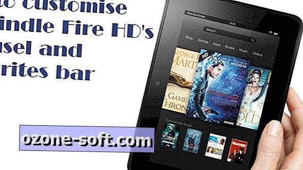 Kako prilagoditi vrtiljak Kindle Fire HD in priljubljene